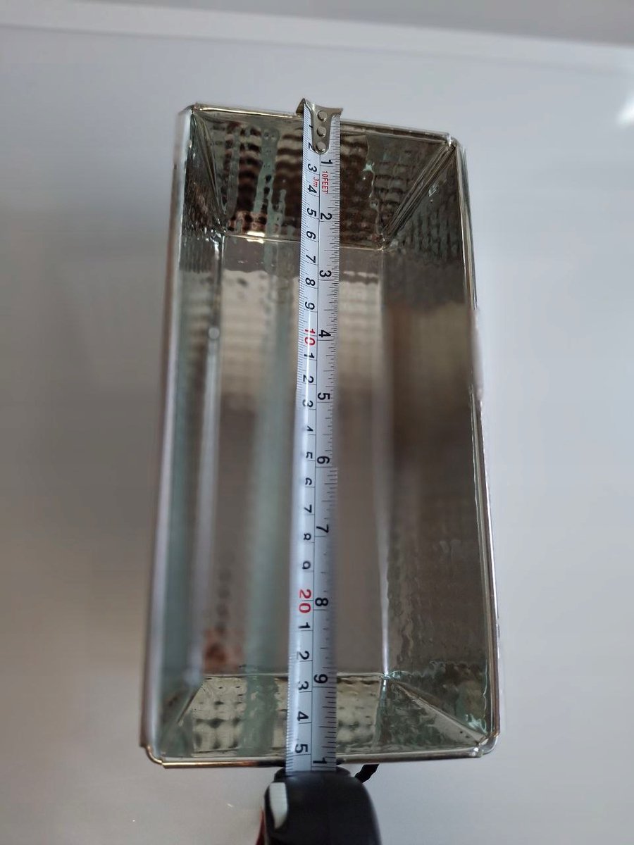 Metalen Cakevorm Broodvorm Pasvorm Bakvorm 25x13x8 cm