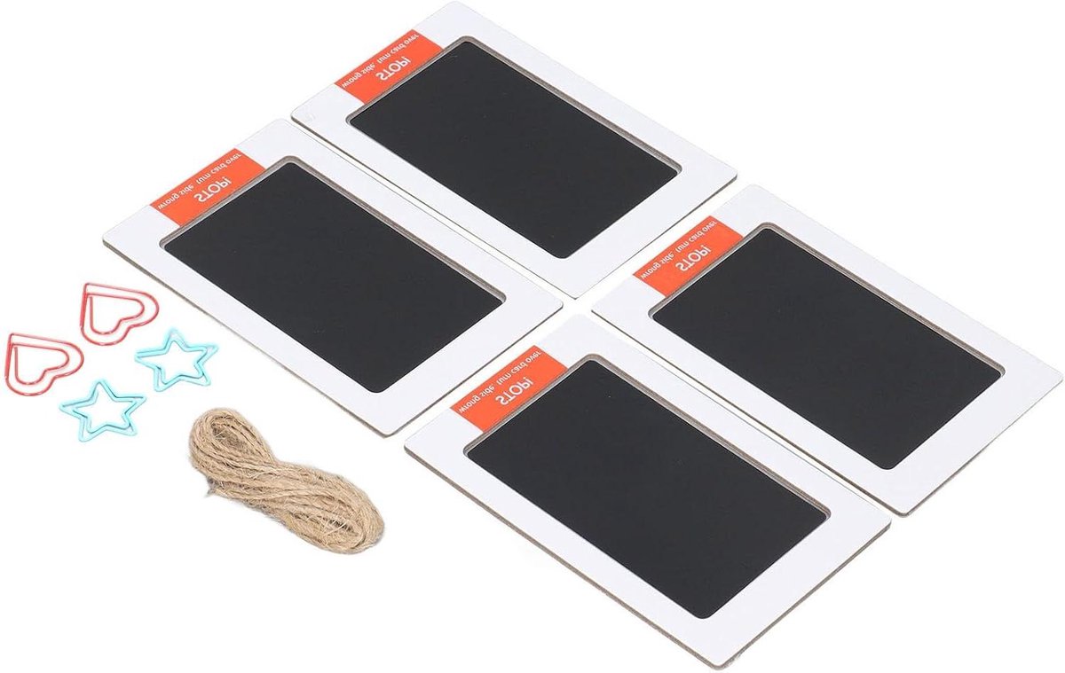 Baby Handafdruk Kit - Baby Voetafdruk - Herinneringen Vastleggen - Veilig en Giftvrij - 4 Stuks - Zwart