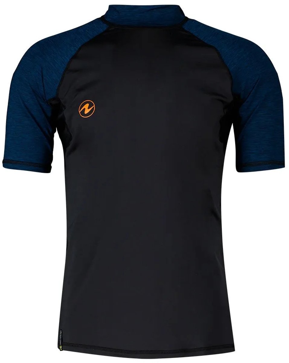 Aqualung Sf Korte Mouw Rash Guard Blauw M