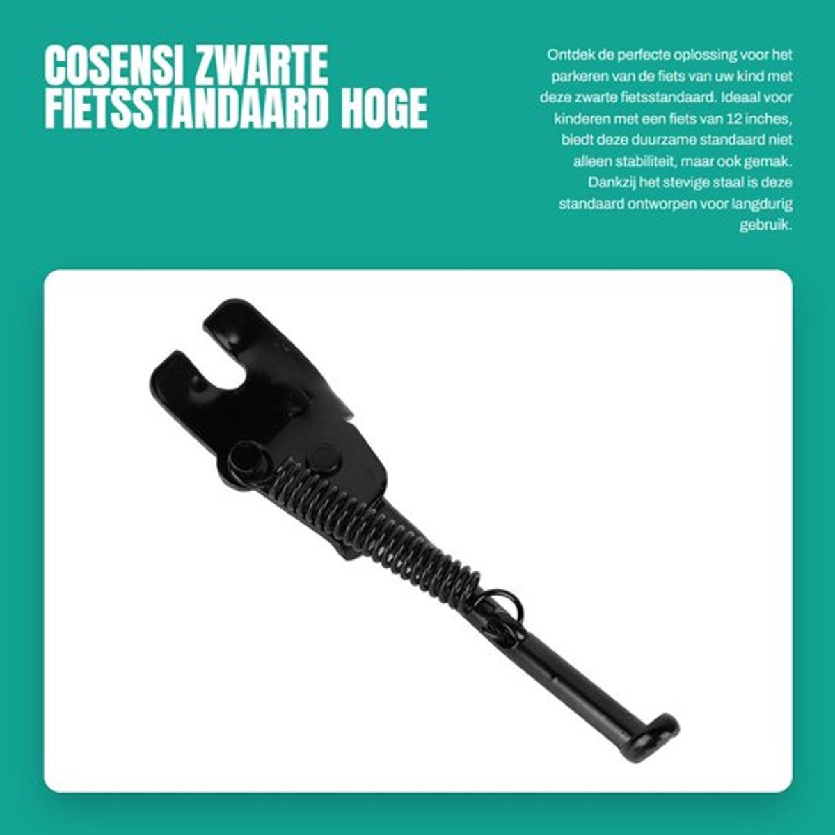 Fietsstandaard Hoge Kwaliteit - Fietsstandaard Kinderfiets - Fietsstandaard 12 Inch - Stalen Fietsstandaard - Verstelbare Fietsstandaard - Duurzaam Materiaal - Fietshouder