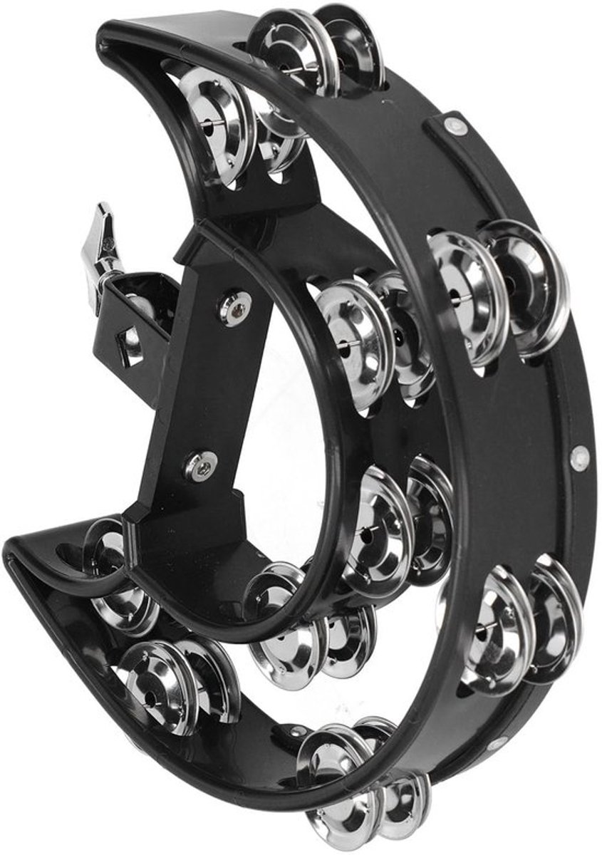 Hihat-tamboerijn Lichtgewicht - 10 Sets Bellen - Inclusief Montagebeugel - Handig voor Drummers - Heldere Geluiden - Klein Formaat