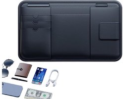 Brilhouder Auto - Zonneklep Organizer - Auto Interieur Opbergen - Met Elastische Band - 312 x 187 x 58 cm