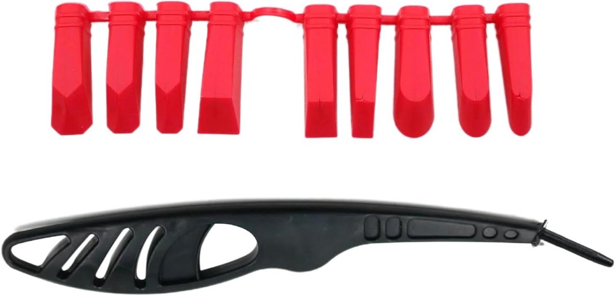 Kit Verwijderaar Set - Voegenspatel Schraper - Kit Verwijderen - 9-delige Set - 22.3 cm - Niet gespecificeerd