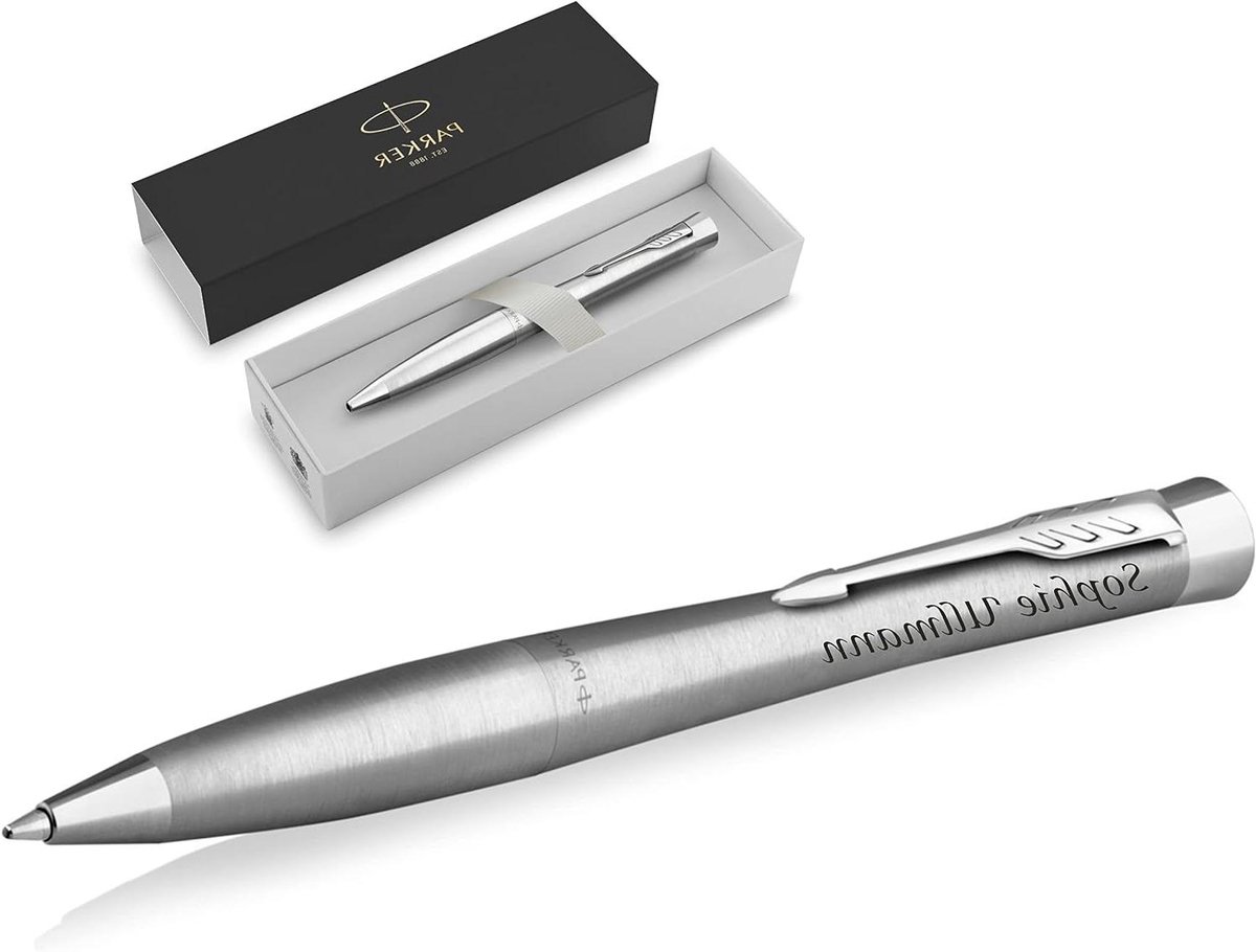 Balpen met Gravure - Gepersonaliseerde Pen Schrijfgerei - Cadeau Geven - Precisie Lasergravure - 20 x 11 x 4 cm