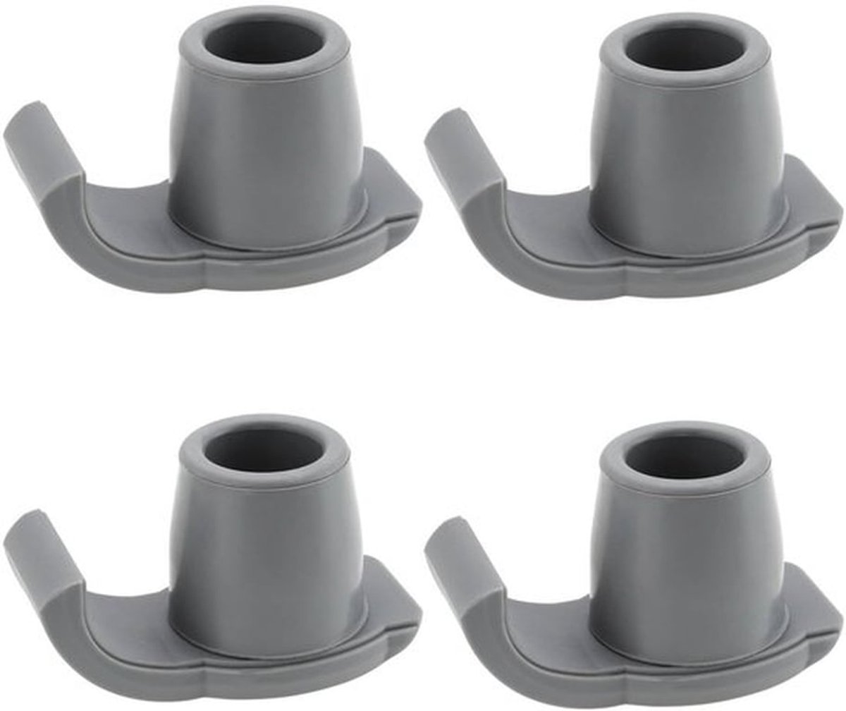 Looprek Glijders - 4 Stuks - Antislip Rubber - 25mm ID - Stabiliteit - Mobiliteitshulp - Soepele Beweging - Looprek Skiglijder