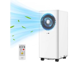 Mobiele airconditioner 9000 BTU 3-in-1 koeler met wifi bediening, afstandsbediening en R290 koelmiddel