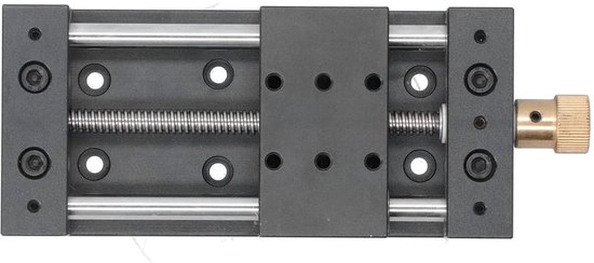 Podiumactuator 75 Mm - Lineaire Bewegingsrail - Aluminiumlegering - Hoge Nauwkeurigheid - 10 Kg Laadgewicht - Eenvoudige Installatie - Lineaire Rail