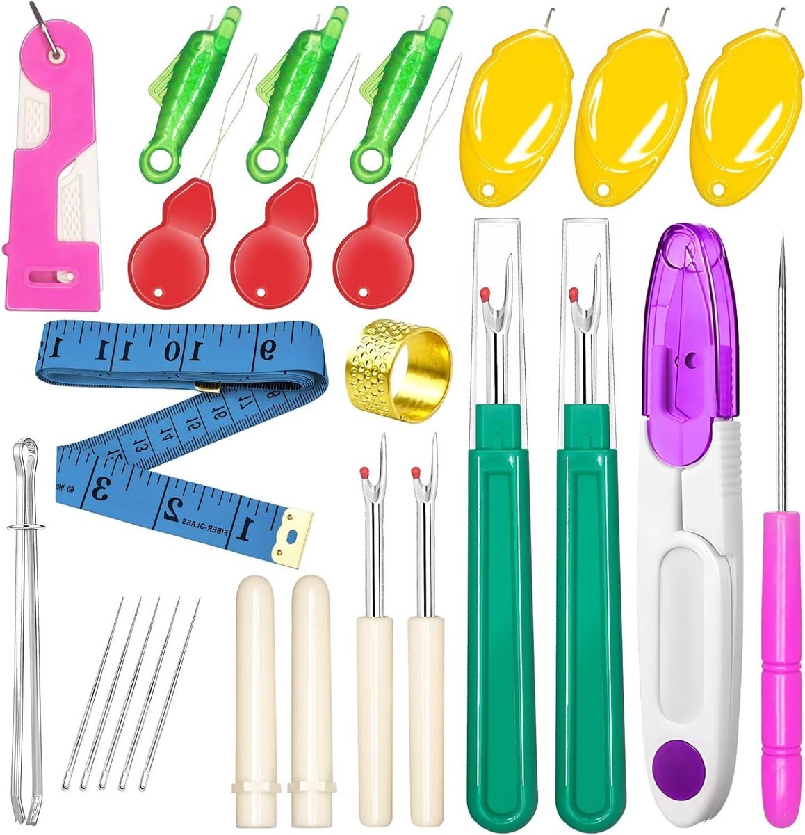 Naad Rippers Set - Naaiset Naaigereedschap - Kleding Repareren - Verschillende Maten - 2 Groot 2 Klein - Niet Gespecificeerd