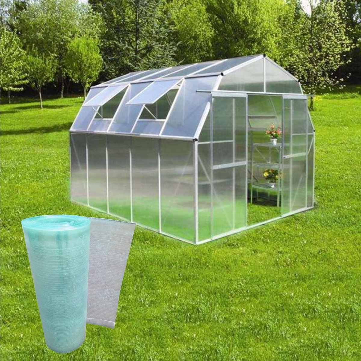 Transparant Dakpaneel - Waterdicht Paneel Zonwering - Buiten Overkappen - Flexibel Op Maat Te Knippen - 1.5x8m - Doorzichtig