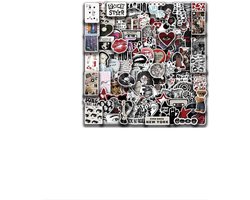 Stickerset van 100 Stuks voor Waterflessen, Laptops en Skateboards - Waterdichte Vinyl Aesthetic Ontwerpen voor Y2K Fans