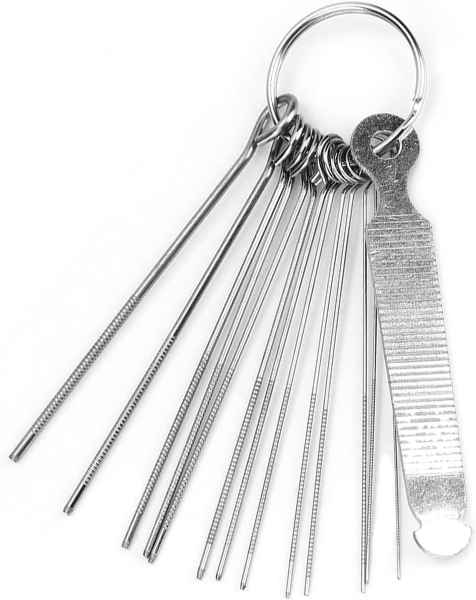 Guitar Nut Stitches Bestanden Set voor Snaren, Gitaarbrug en Zadel - 13 Naden Gereedschap voor Gitaar, Ukulele en Bas