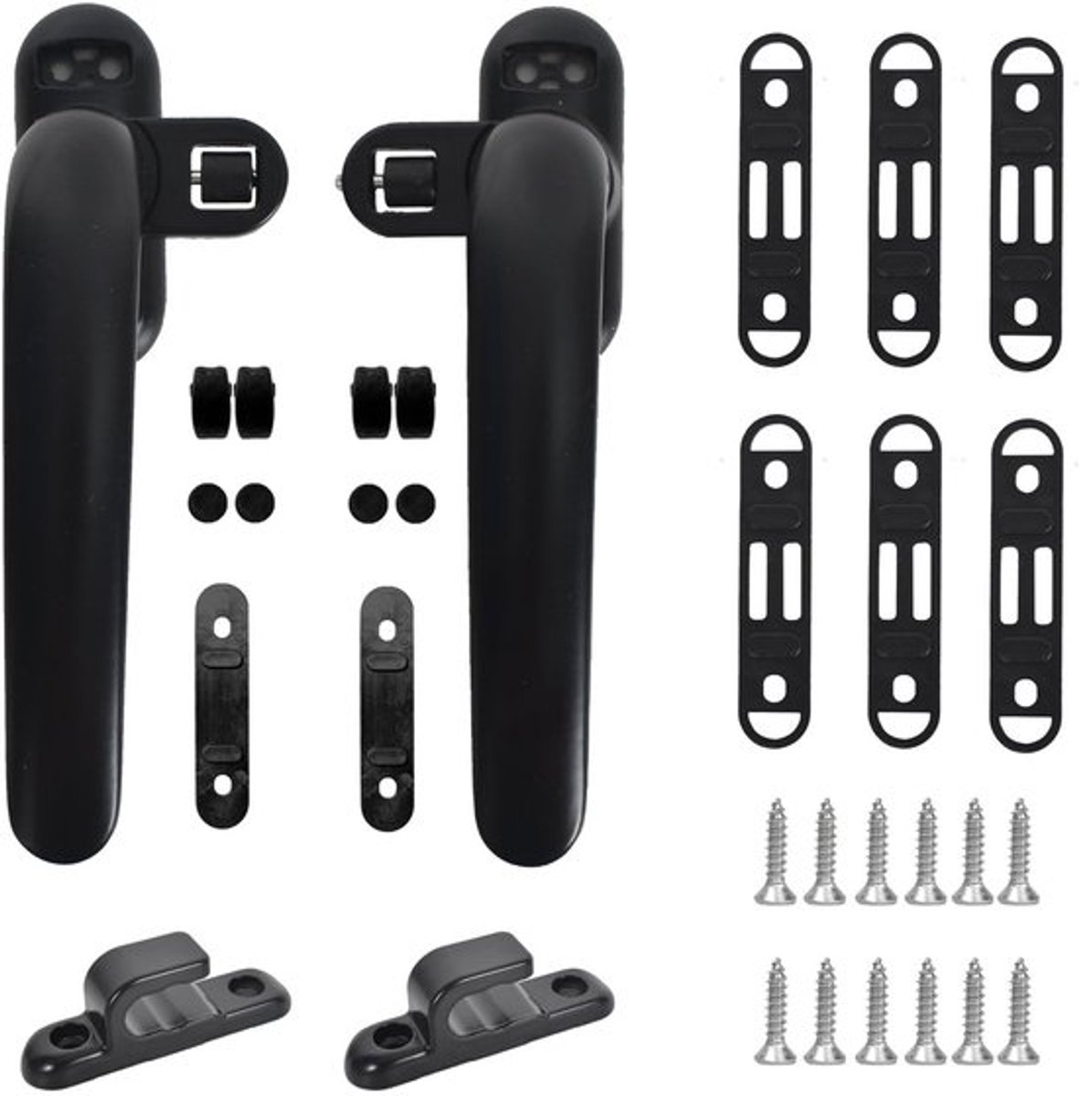 Raamhandle Veiligheid - Aluminium Raamhandgrepen - Set van 2 - Ergonomisch Ontwerp - Hoogwaardige Materialen - Afmetingen 15.5 cm - Raamknop