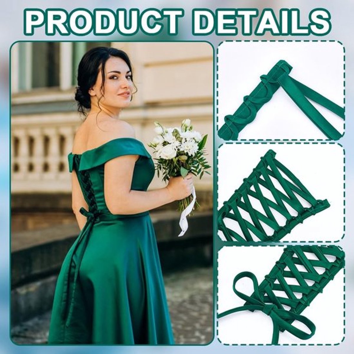 Corset Kit Verstelbaar - Rits Vervanging - Bruids Corset - Lace Up - Trouwjurk Accessoire - Geschikt voor Prom Dress - Bruidscorset
