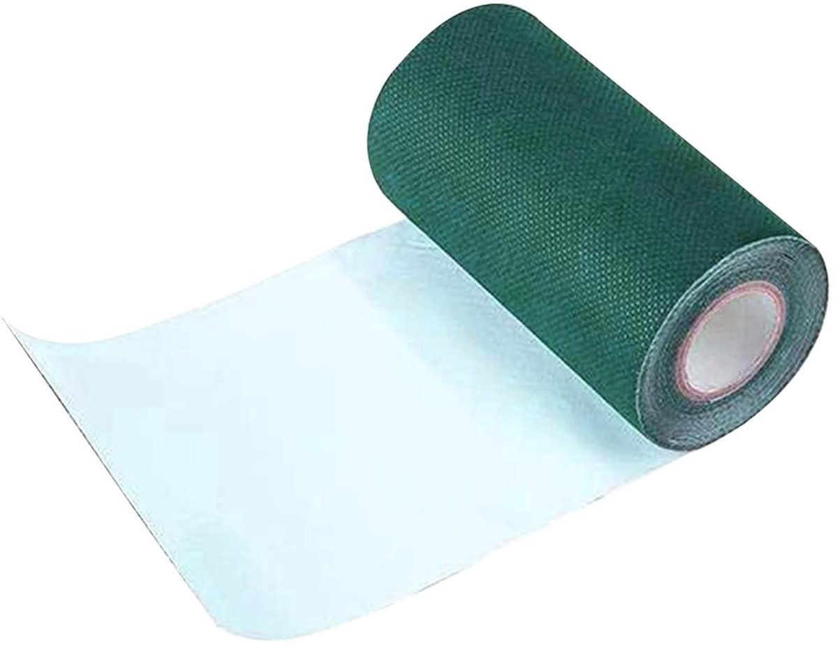Kunstgras Tape - Gazonband Lijm - Tuin Aanleggen - Vezelversterkt - 500 cm x 15 cm - Groen