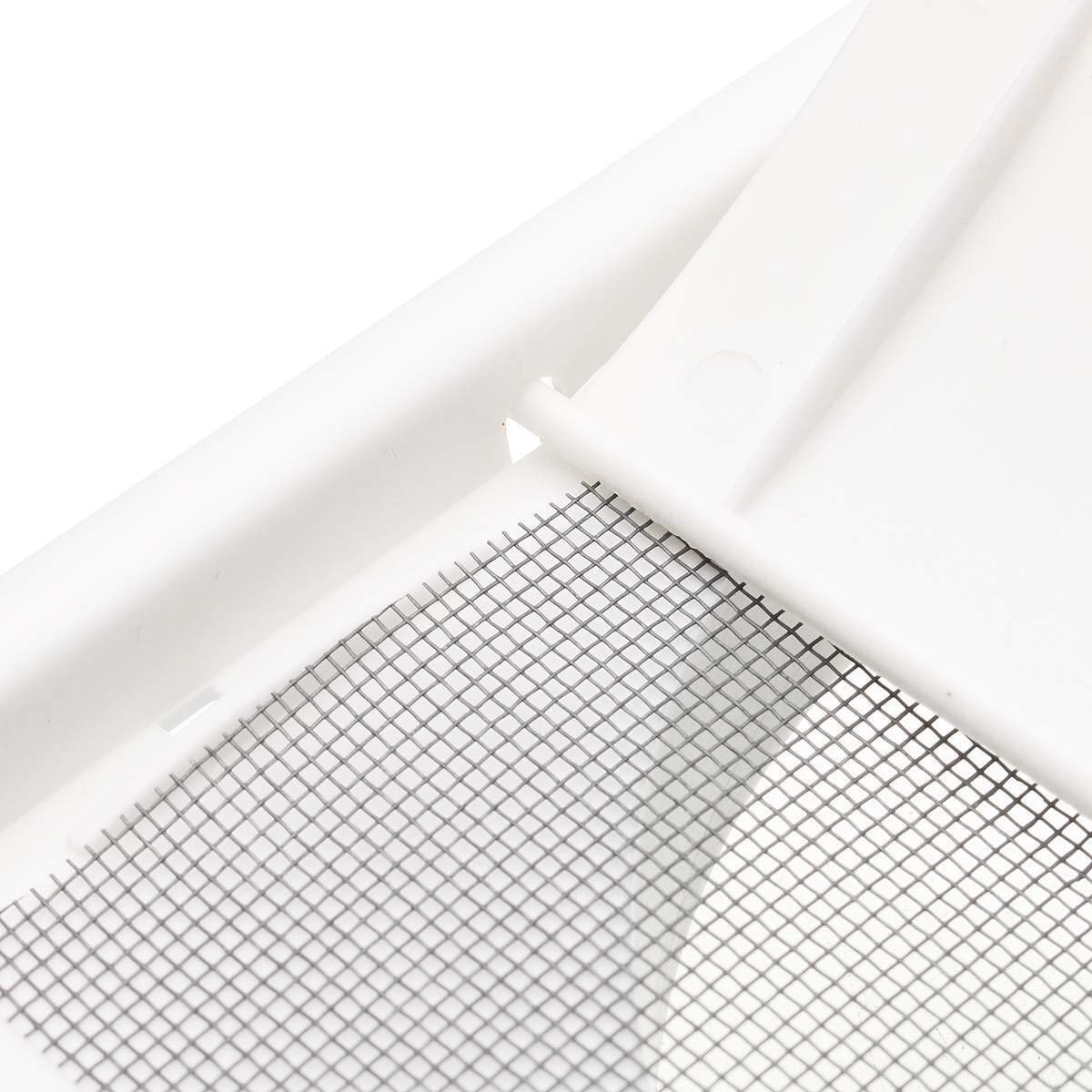 Ventilatierooster Afdekking - Muurrooster Grille - Luchtcirculatie Regelen - Eenvoudige Installatie - 200x200x40mm - Wit