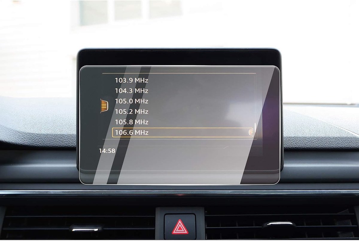 A4 B9 A5 Q5 Navigatie Schermbeschermer 9H Krasbestendig en Vingerafdrukbestendig voor 7 Inch GPS Schermen