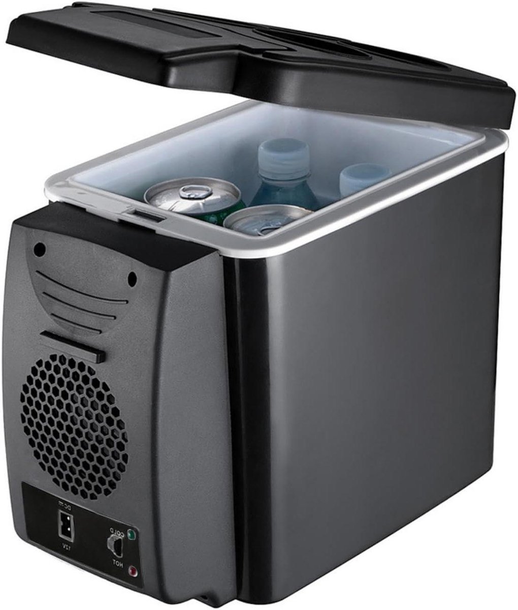 Elektrische Koelbox - Mini Koelkast - Dranken Koelen - Thermo-elektrisch - 6 Liter - Zwart