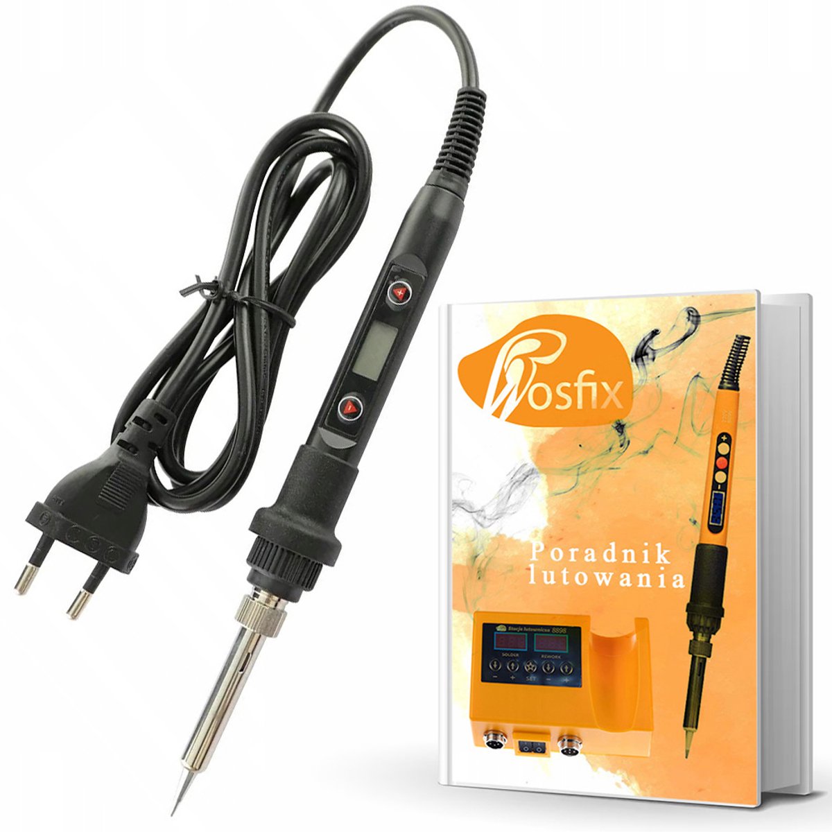 Rosfix Soldeerbout OC80W - Precisie Soldeerhulp met Potentiometer - 80W 230V 180–500°C ESD Safe