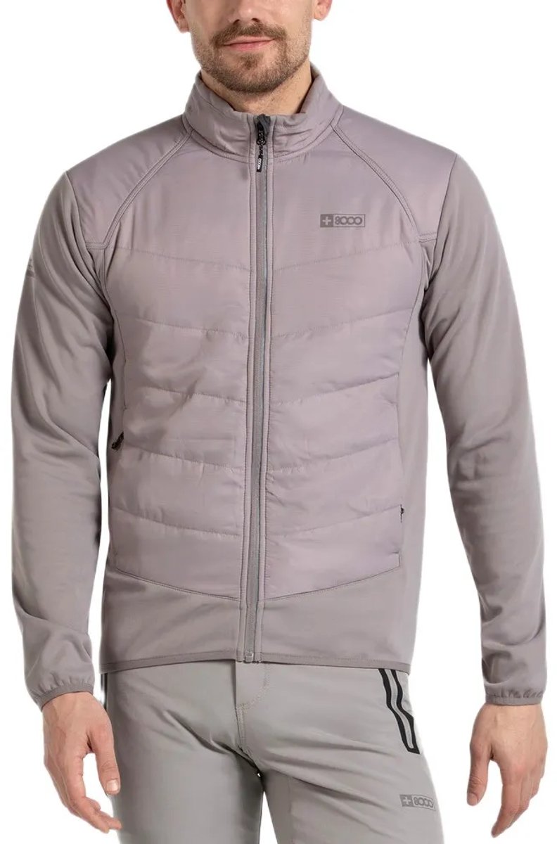 +8000 Mombuey Fleece Met Volledige Rits Grijs M Man