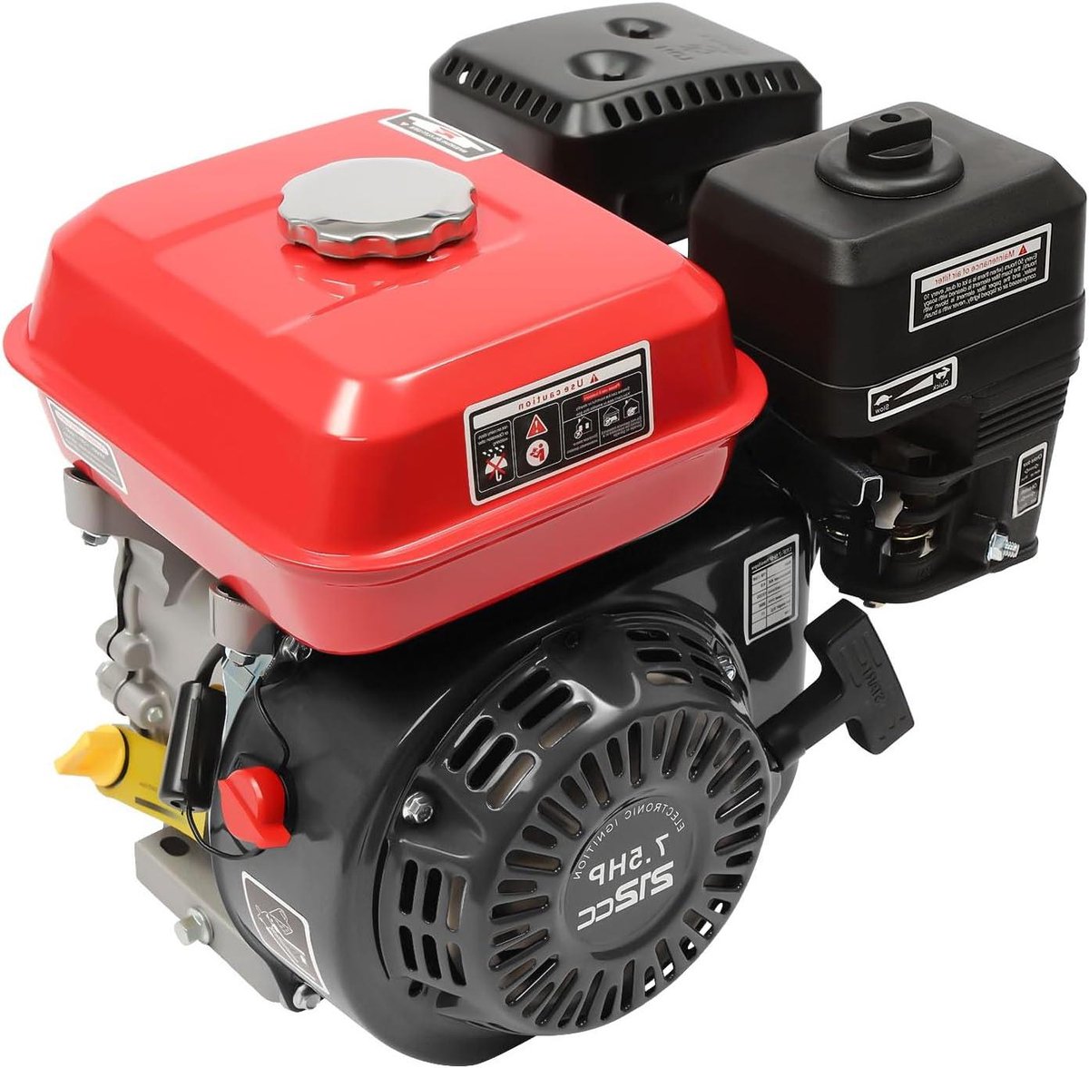 Benzinemotor - 4-takt motor - Apparaten Aandrijven - Energiezuinig Ontwerp - 75 pk - Zwart