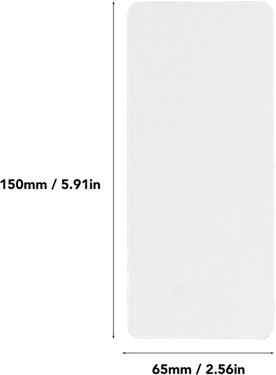 Stansmachine Pads - Snijplaten Set - Hobby Projecten - Robuust Polycarbonaat - 150 x 65mm - Transparant — afbeelding 3