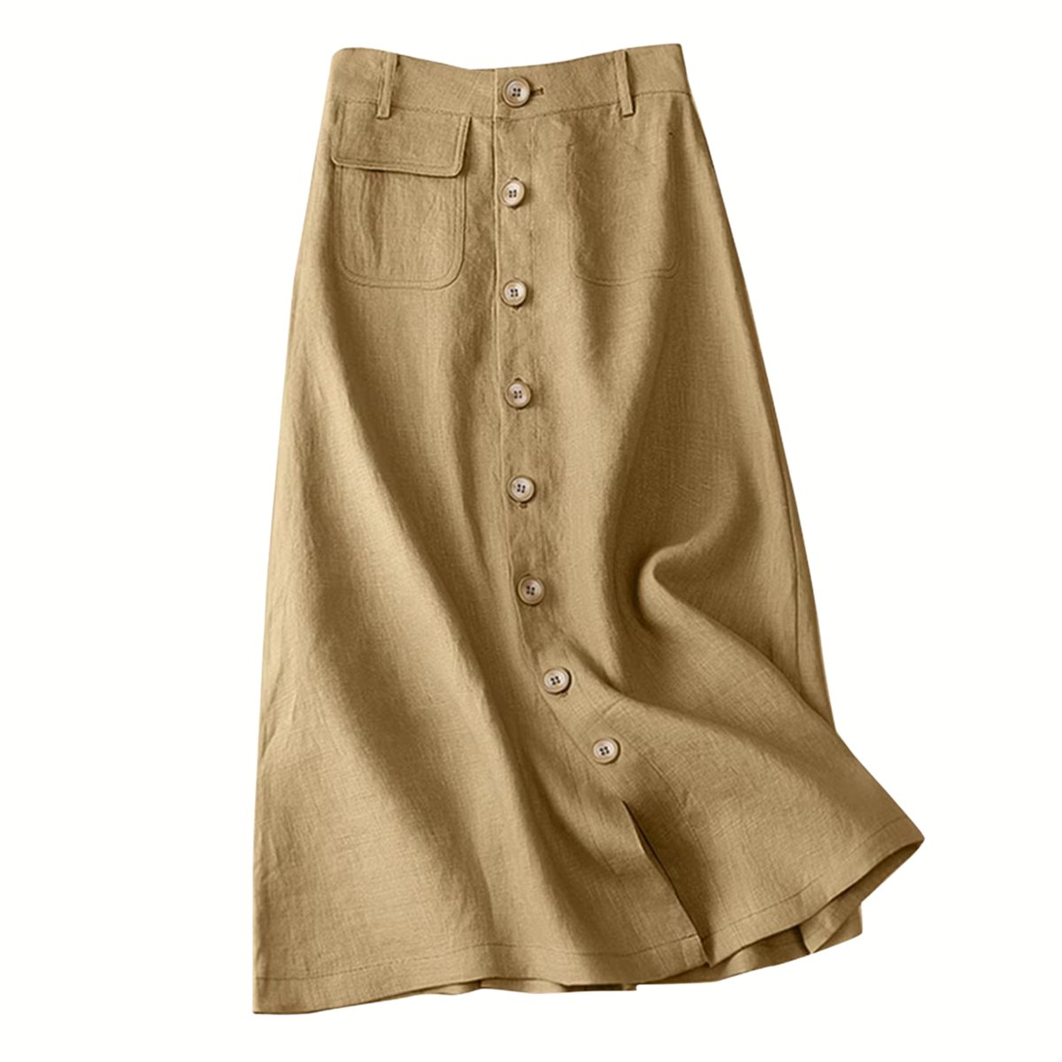 Currero Broekrok Dames Skort Skirts Skirt Rok Midi Korte Broek Culotte Wandelrok Rokje Legging 44 Creme
