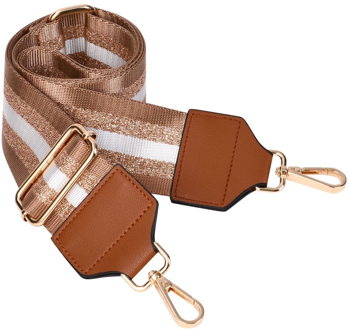 Dailygoods - Aucuu Verstelbare handtasbeugel, schouderriem, reserveriem voor schoudertas, meerkleurig, reserveriem voor handtas, doe-het-zelf, knutselen, accessoires, schoudertas