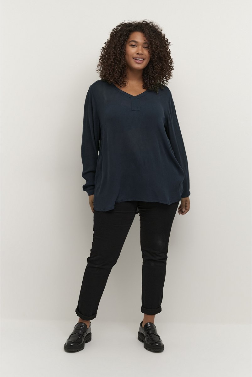 Damesblouse met lange mouwen KAFFE Curve Ami