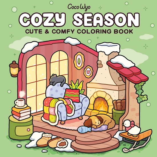 Cozy Spaces Coloring- Cozy Season - cover