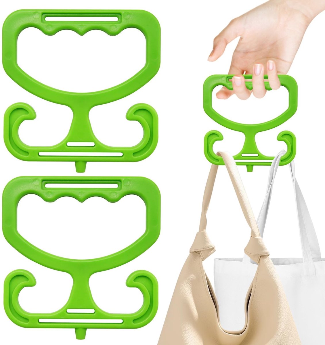 Dailygoods- Boodschappentas - Duurzaam ontwerp - Handgrepen - Hoge kwaliteit - Kunstzinnige uitstraling - Eenvoudig in gebruik - Tasdrager