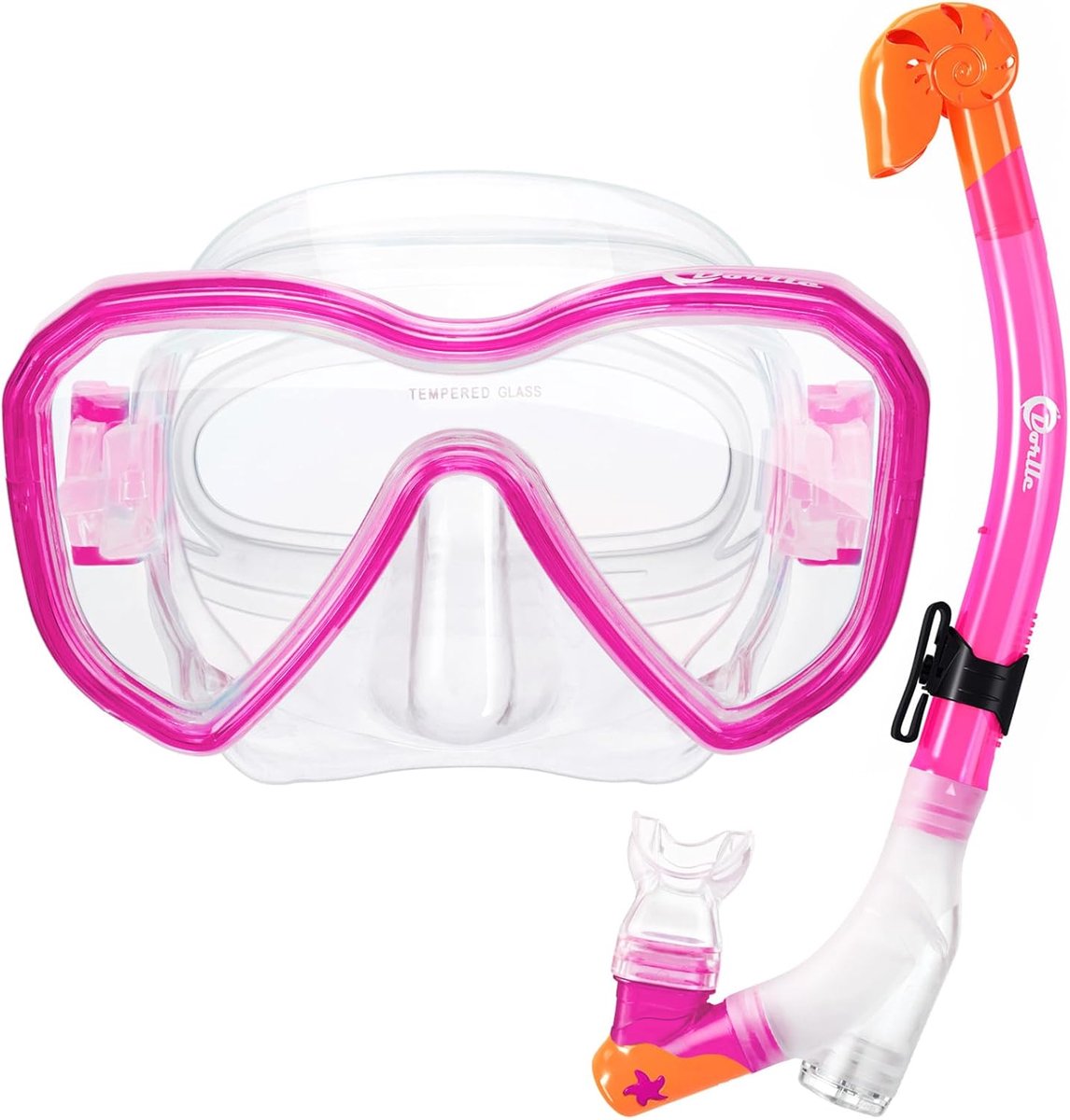 Thijox - Snorkelset voor Kinderen, Duikset met 3-Kanaals Premium Dry Snorkel, Anti-Lek en Anti-Condens, Professioneel Snorkelmasker, Ideaal voor Vakan