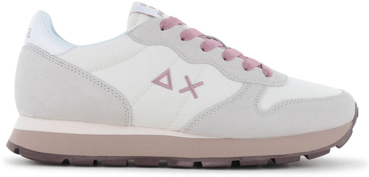 SUN68 Ally Solid - Dames Sneakers Schoenen Wit Z46201-31 , Maat: EU 36