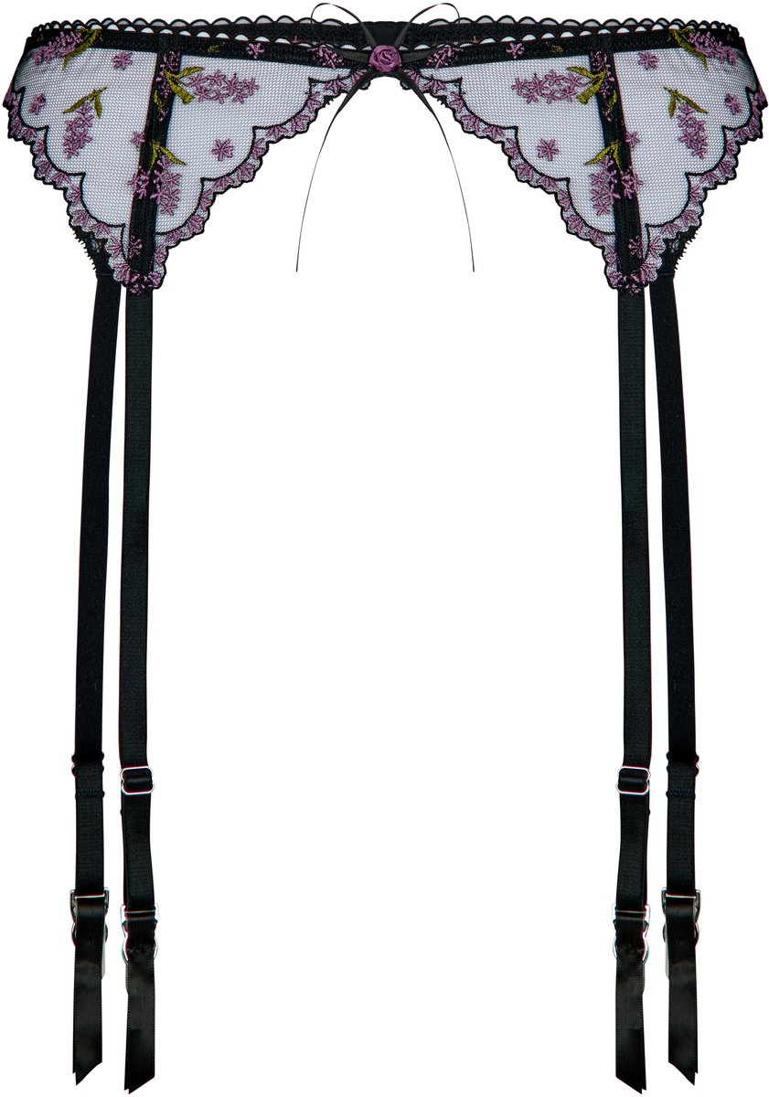 Hunkemöller Suspender Iris Zwart