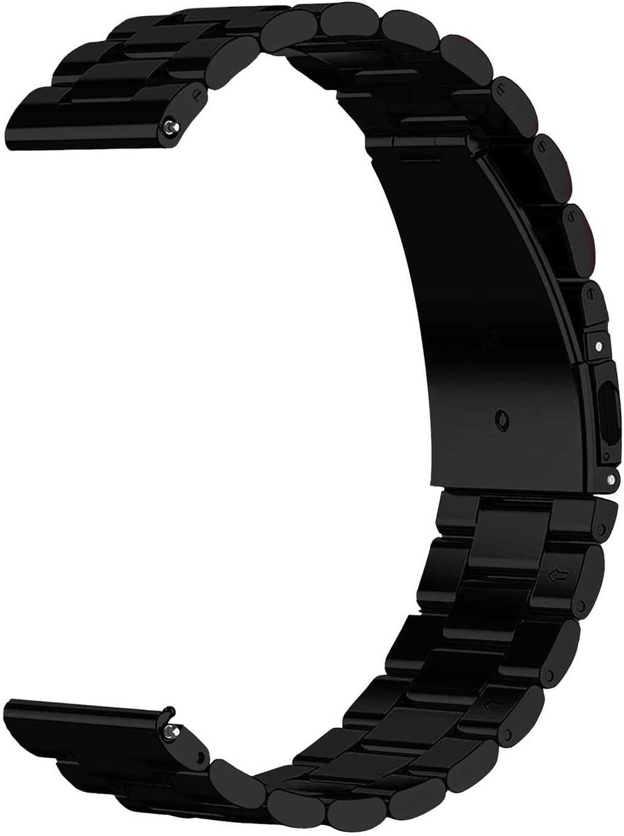 Thijox - OcioDual Horlogebandje Roestvrij Staal Metalen Armband 14mm 16mm 18mm 20mm 22mm 24mm voor Heren Universele Smartwatch Armbanden