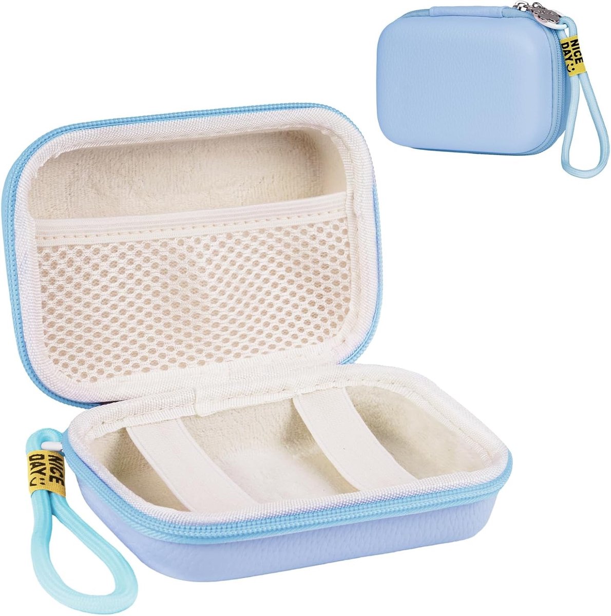Compacte Digitale Camera Tas voor Reizen, Accessoires en Opslag voor SD Kaarten en Apparatuur