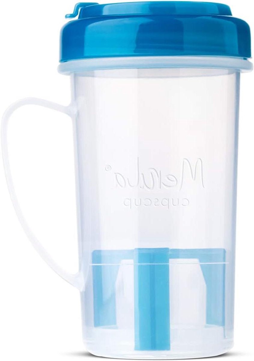 Stoomreiniger - Bekerenreiniger - Menstruatiecup Reinigen - Magnetron Snel - 60 ml - Transparant Blauw