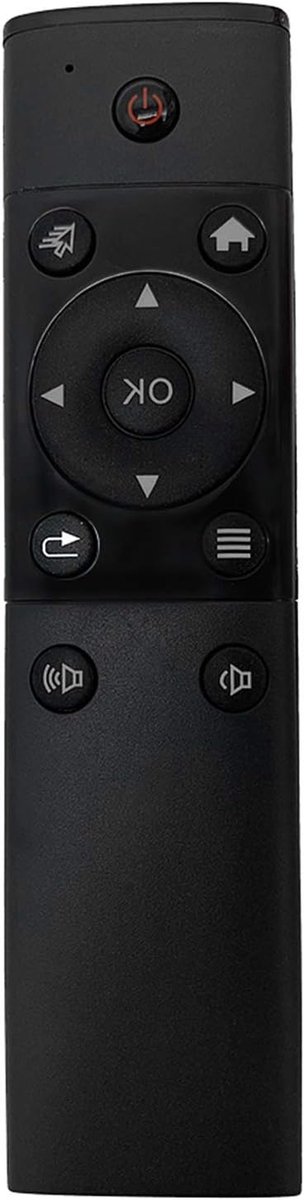 Draadloze Afstandsbediening - Smart TV Controller - Media Bediening - Plug en Play - 15 cm - Zwart