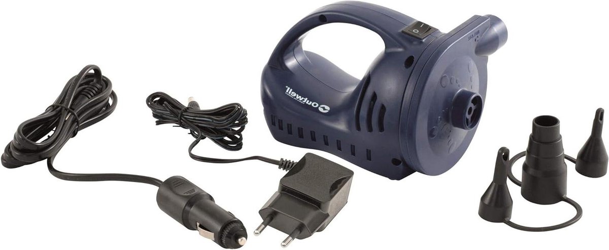 Elektrische Luchtpomp - Oplaadbare Pomp - Kampeeruitrusting Opblazen - Ergonomisch Design - 13 kg - Blauw