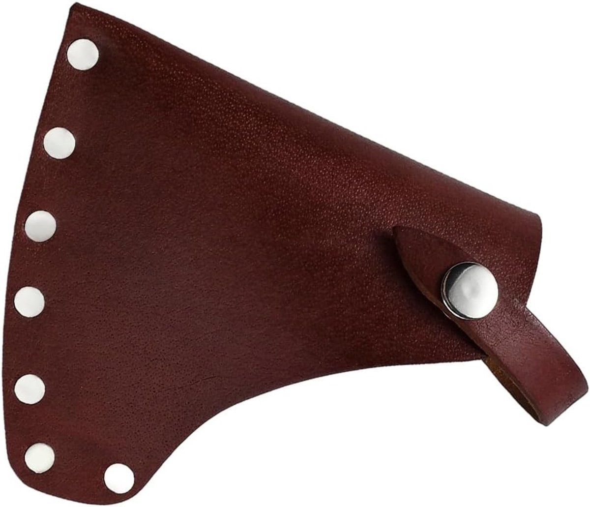 Leren Hoes voor Bijlkop - Beschermende Cover voor Kamperen en Werken, Essentiële Accessoires voor Buitenactiviteiten en Hiking