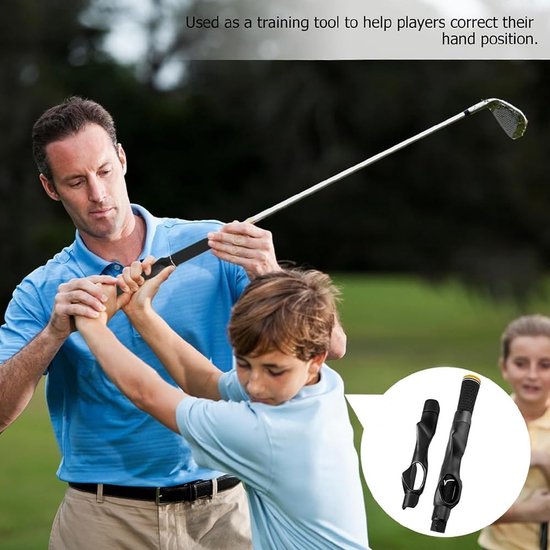 Thijox - Golf Grip Trainer - Professionele Golf Training Grip - Hulpmiddel voor Correcte Greep en Swing - Golf Swing Trainer met Armband voor Houdings van thijox — afbeelding 2