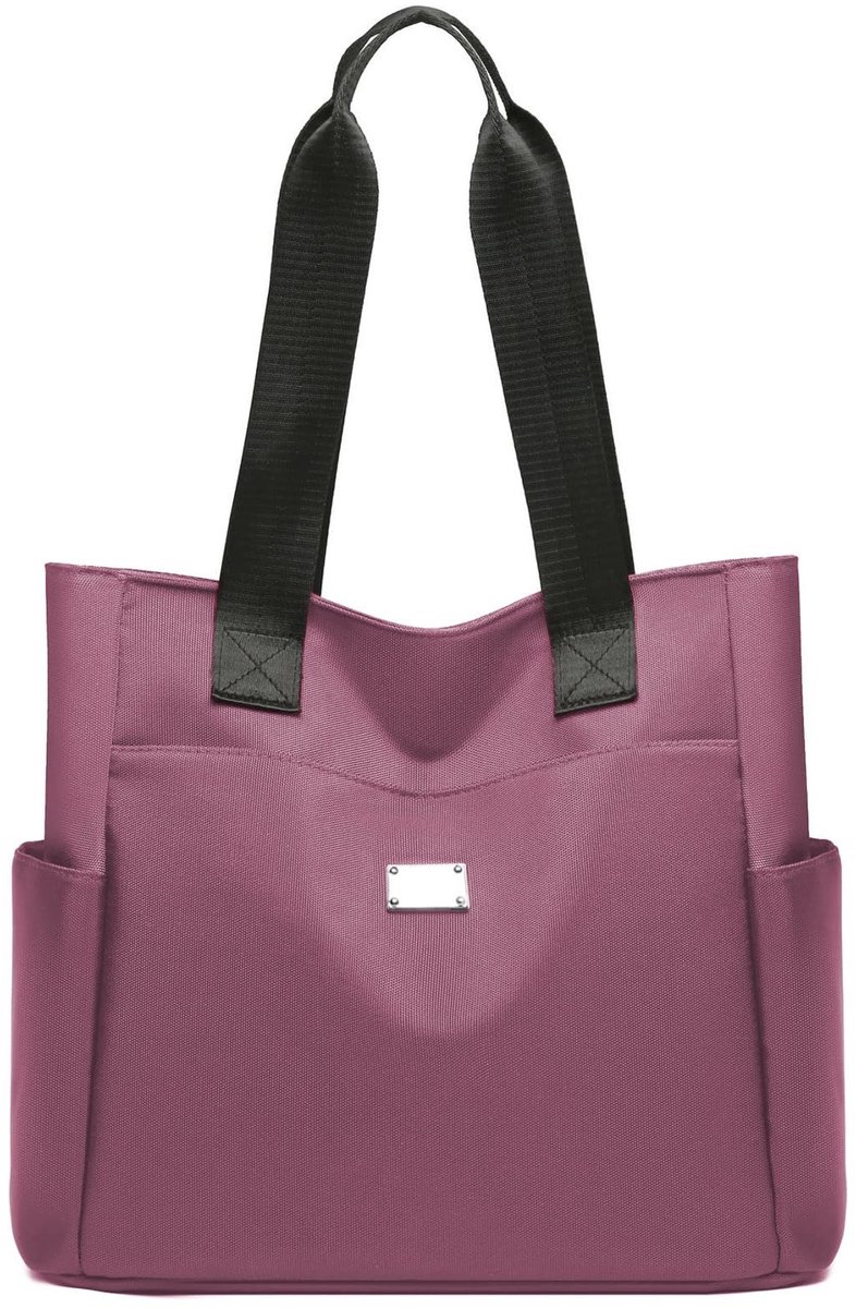Dailygoods- Dames Schoudertas Grote Capaciteit - Lichtgewicht Nylon - Waterdichte Oxford-Stof - Meerdere Zakken - Geschikt voor Winkelen/Reizen - Schokbestendig Ontwerp - Dameshandtas