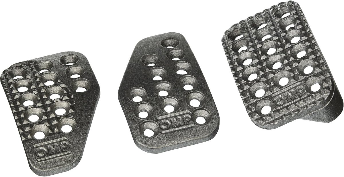 SnelShoppen - Racing Pedaal Set Aluminium 3-Pedaal Compleet met Gaspedaal en Rempedaal 60x100mm - Voor Race Simulators, Auto's, en Verbeterde Controle