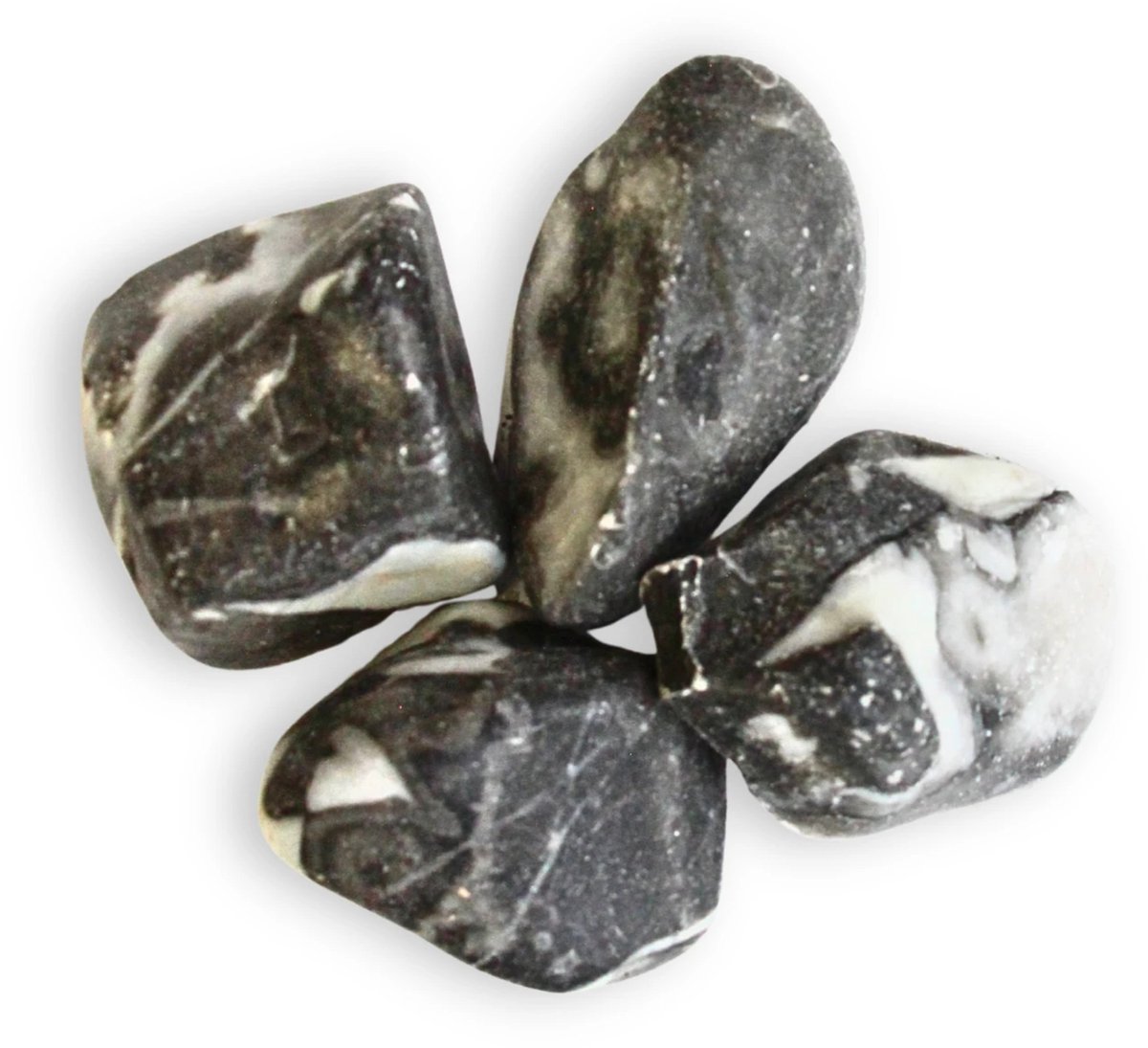 Jaspis schelp 250 gr. ruwe brokjes