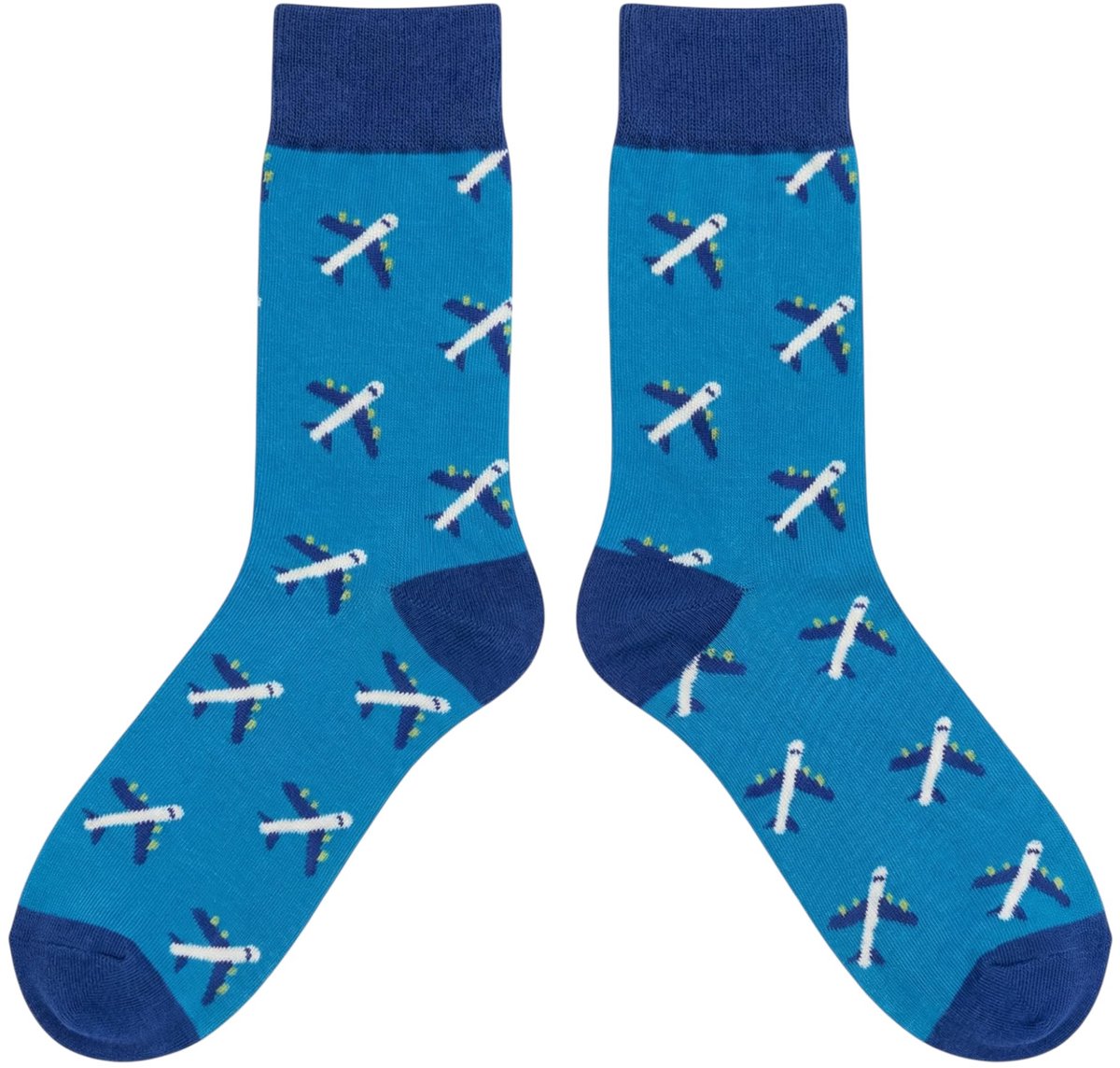 Dailygoods- Funsokken Heren - Grappige Motiefsokken - Katoenen Sokken - Maat 42-46 - Zachte Katoenmix - Optimaal Draagcomfort