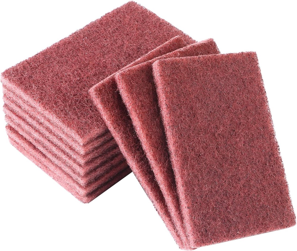 Thijox - 10 stuks krachtige schuurspons, Emery doek reinigingsspons voor keuken, gootsteen, schaal, sterk en duurzaam, nylon en amaril materiaal, veel