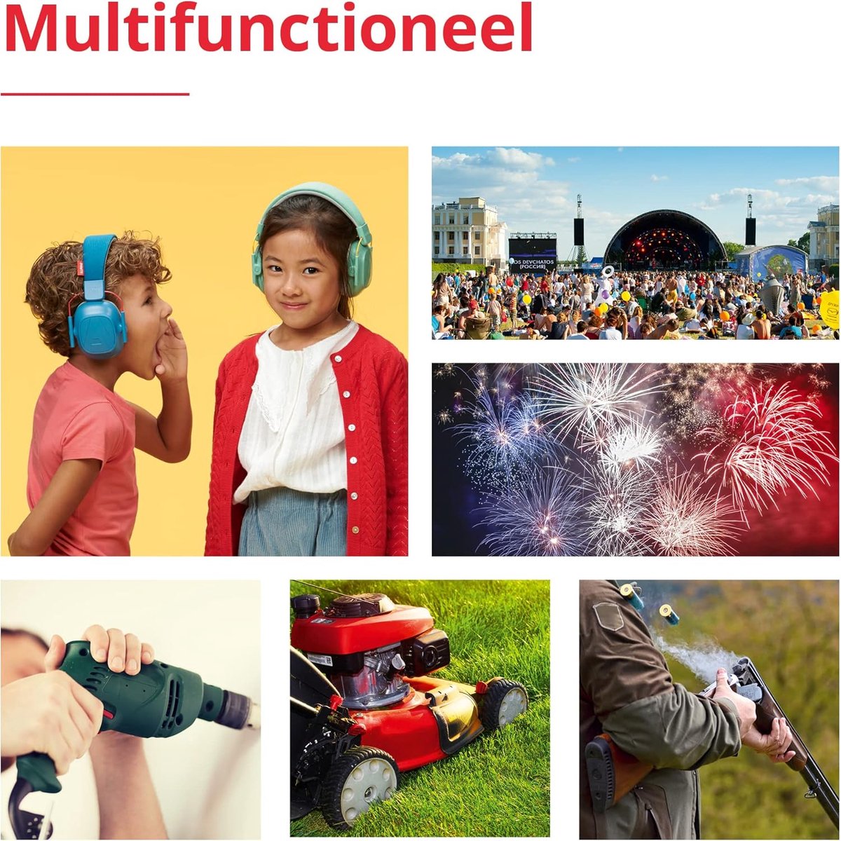 Thijox - Alpine Muffy Kids Oorbeschermers, Gehoorbescherming voor Kinderen van 3-16 Jaar, Comfortabele en Verstelbare Oorkappen, Ideaal voor Feesten, – foto 3