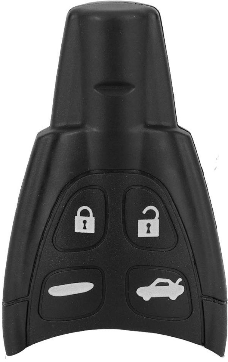 Dailygoods- Sleutelhuis 4 Knoppen - Vervangende Accessoires - Autosleutel Behuizing - Praktisch en Lichtgewicht - Professionele Pasvorm - Compatibel met Saab 93/95