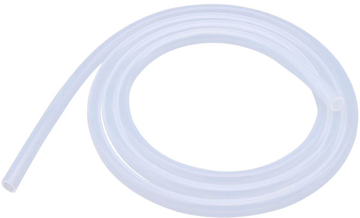 Dailygoods- Siliconen Slang Transparant - 14 mm Binnendiameter - 18 mm Buitendiameter - 2 mm Wanddikte - 2 m Lengte - Voedselveilig - Rubber Slang