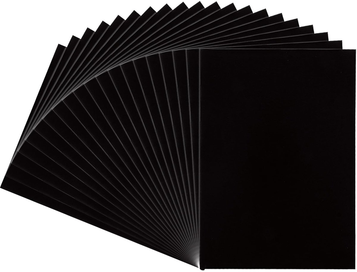 Dailygoods- Magneetfolie A5 - 20 Stuks - Magnetische Folie - Zelfklevend - Fotopapier - 21 x 14,8 cm - Voor Decoreren en Ordenen - Magnetisch Papier