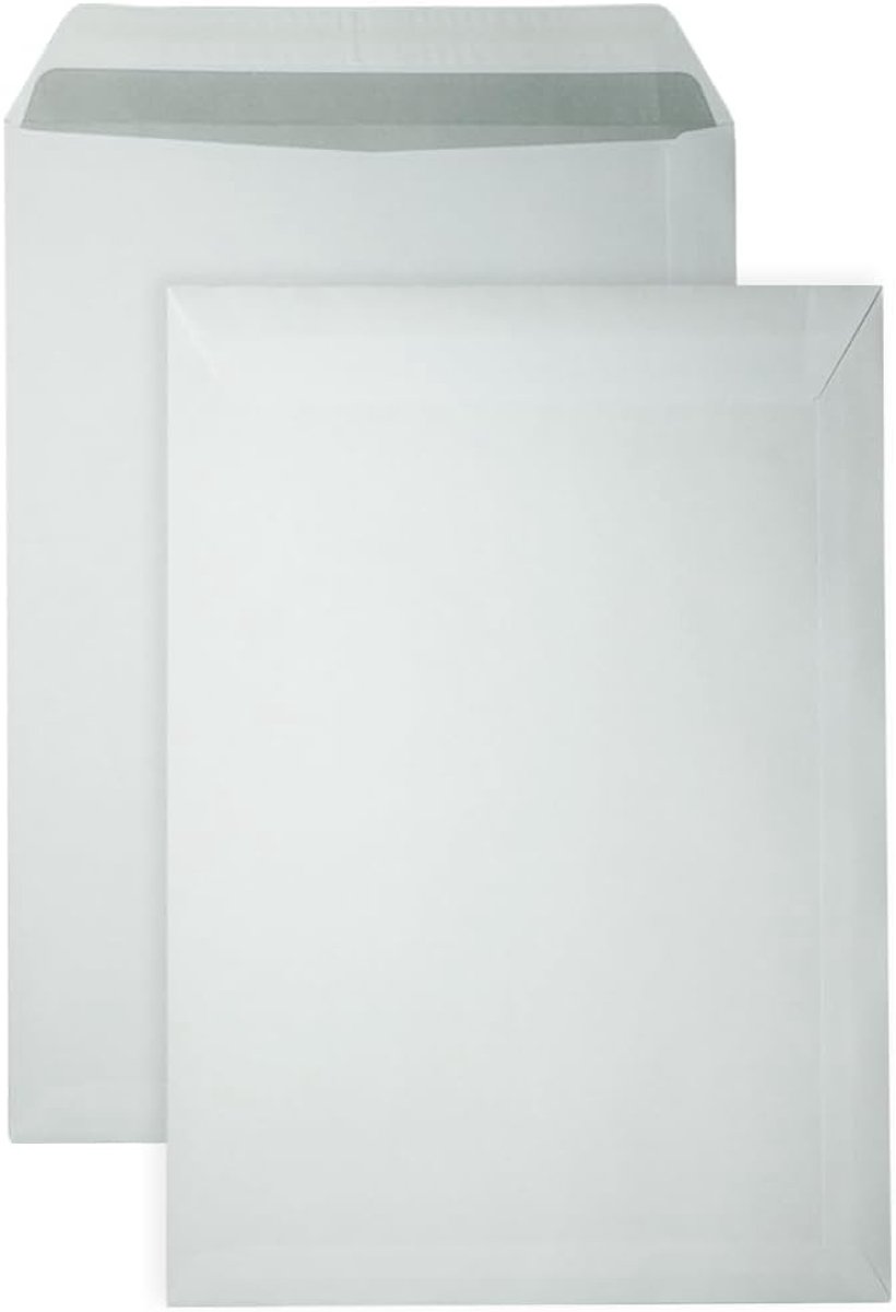 Dailygoods- Enveloppen C4 formaat 229 x 324 mm - 25 stuks - Zelfklevend met plakstrip - 120 grams - Stevig papier - FSC gecertificeerd - Postzegel